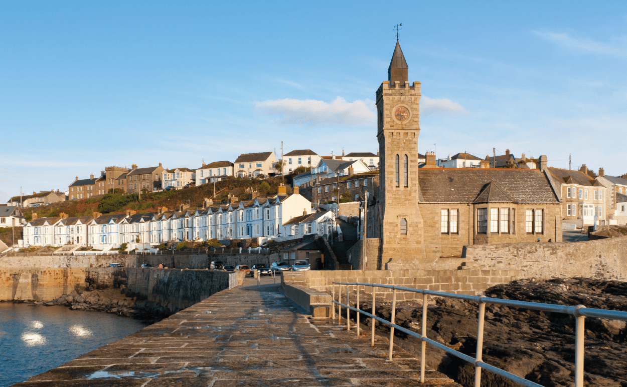 Porthleven clock tower