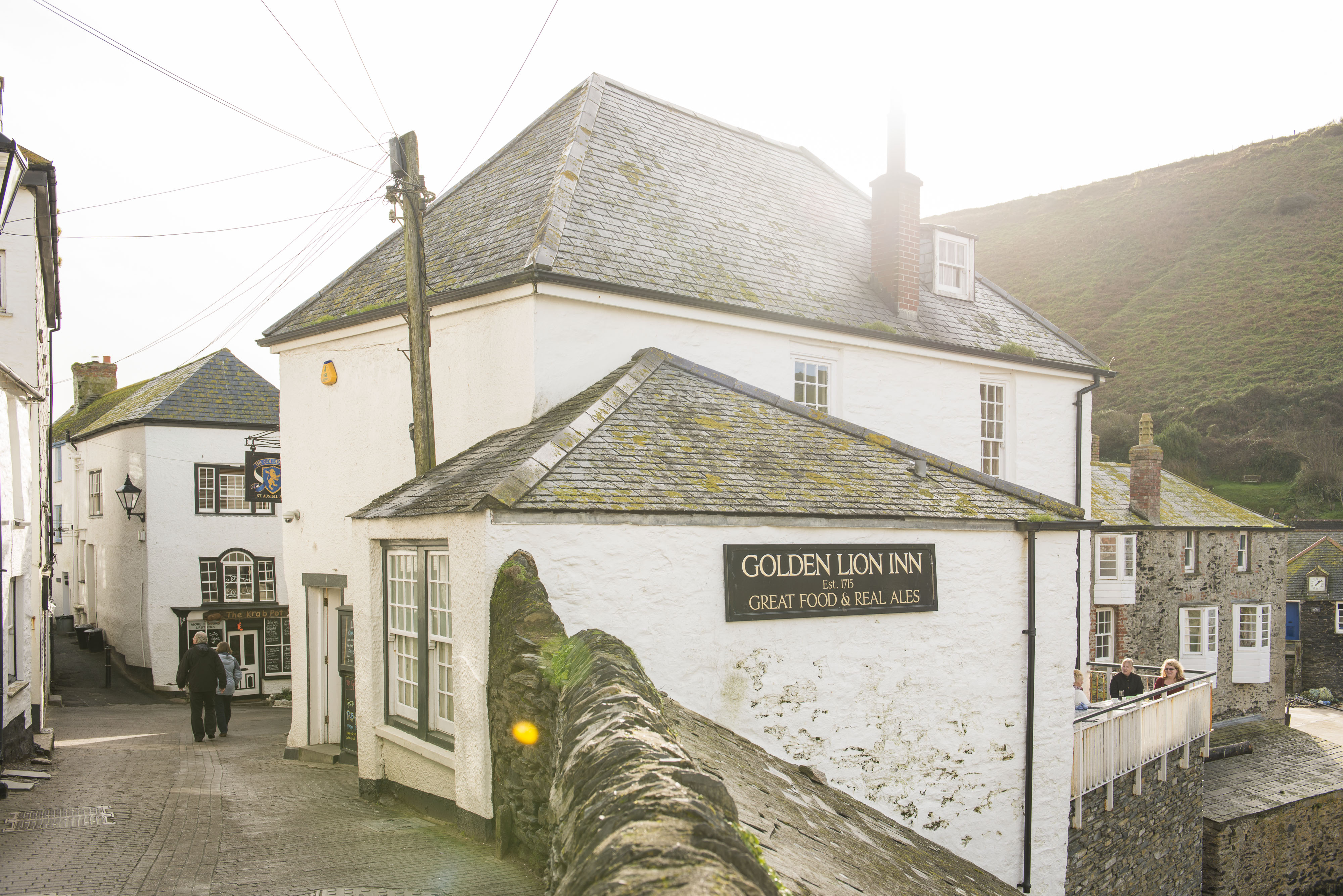 Exterior of the Golden Lion in Port Isaac